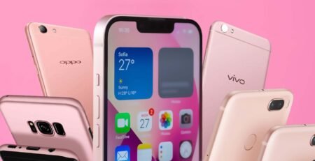 smartphone pink